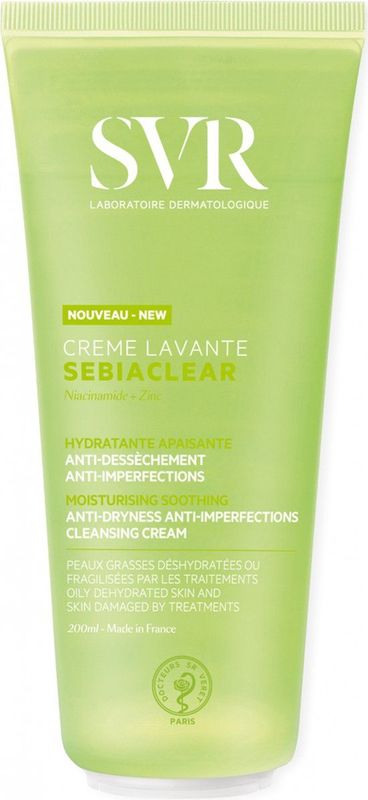 SVR - Sebiaclear Creme Lavante - Gezichtsreiniger - 200ml