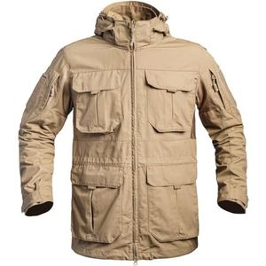 A10 Equipment Lange FIGHTER TAN-gevechtsjas, Beige, 4XL