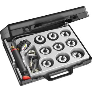 Facom - 920B - Koelsysteemtester - Set van 14 Doppen - Handpomp tot 2,5 Bar