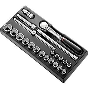 3/4 module 1/2 doppen 12 kant en ratel - l2 - inch