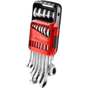 Facom set 12 anti-slip steekringratelsleutels, in houder - 467B.JP12PB