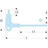 Facom Inbussleutels 6-kant met P-greep en Kogelko - Metrische Maten - 84TZA.3