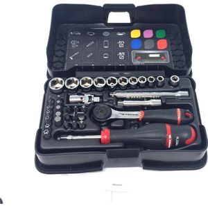 Facom - R.161-6P6PB - Doppendoos - 1/4" - 6-kant - Kunststof Inlay