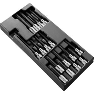 FACOM Pfeifenkopfschlüssel SW 27, 280 Mm – 6 Kant, Durchbohrt, Verchromt, Für Gewindestangen