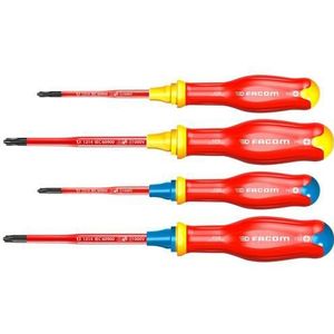 Facom ATB.J8TVE - set 8 schroevendraaier borneo slim bled - ATB.J8TVE