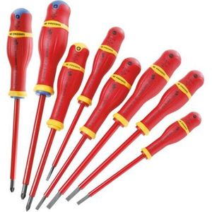Facom Set Van 6 Schroevendraaiers Protwist Geïsoleerd 1000V - Soft Grip - VDE-goedgekeurd