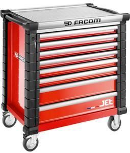 Facom - JET4 - Gereedschapstrolley - Rood - 8 Lades
