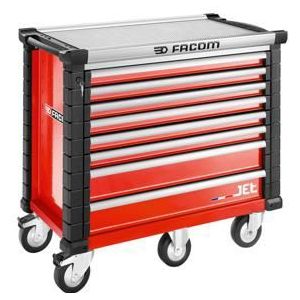 Facom Jet Gereedschapswagen 8 Laden M5 Rood - JET.8M5A - JET.8M5A