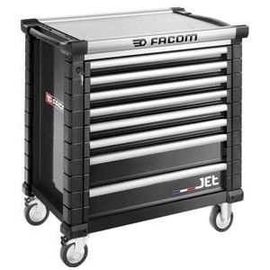 Facom Gereedschapstrolley 8 lades zwart JET4