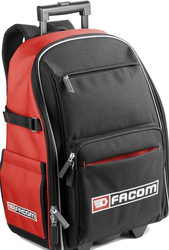 Facom - BS.RB - Rolling Backpack - Zwart - 1200 Denier