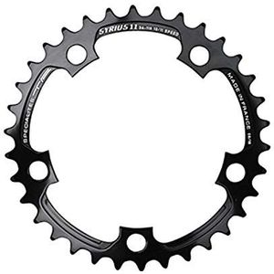 TA Specialites Zelito Inner Triple 74-delige 5 Arm 8/9/10 Speed Ketting, Zwart, 30T