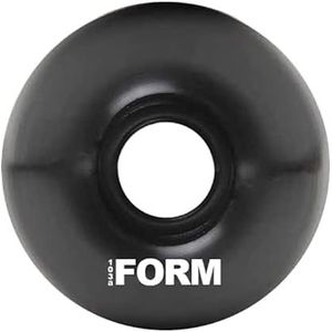 Skateboard-wiel, zwart, 4 stuks, 53 mm