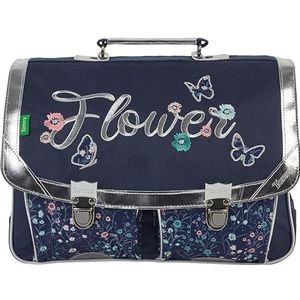 Schooltas 38 cm - 2 lussen Tann's Les Fantaisies Carla Blauw, 44 cm, Carla, Blauw, Carla
