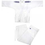 Adidas boxing judopak in de kleur wit/blauw.