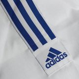 Adidas boxing judopak in de kleur wit/blauw.