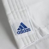 Adidas - Judopak J200 Evolution - Wit/Blauw - 100 cm