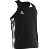 Adidas - Sportshirt - Zwart - Stretchstof - Klassiek Ontwerp