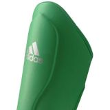 adidas Hybrid Super Pro Scheenbeschermers Lime/Zilver