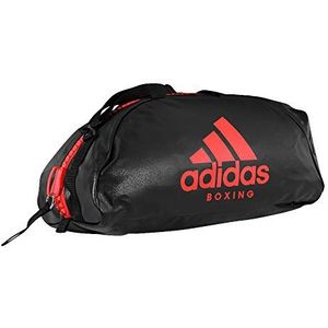 adidas adiACC051B-104 2-in-1 Bag Materiaal: PU sporttas Unisex - Volwassenen BlackSolar Red M, Blacksolar Red, M, Sportief