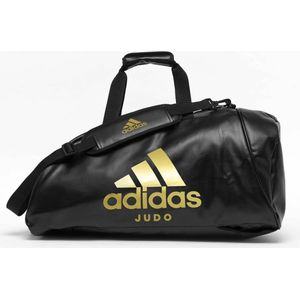 Judotas rugzak Adidas | zwart goud (Maat: S)