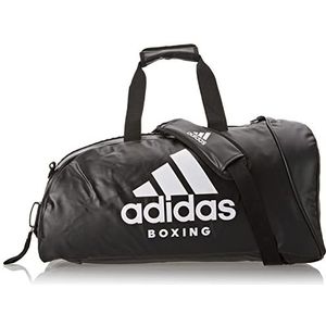 adidas adiACC051B-100 2-in-1 Bag Materiaal: PU sporttas Unisex - Volwassenen BlackWhite M, zwart-wit, M, Sportief