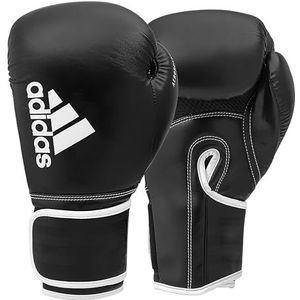 adidas Hybrid 80 bokshandschoenen - geschikt voor boksen, kickboksen, MMA, training en fitness - voor mannen en vrouwen - zwart/wit - 30 ml