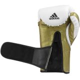 adidas (kick)Bokshandschoenen Speed TILT 350V Pro Training Wit/Goud 12oz