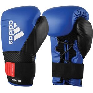 adidas (kick)Bokshandschoenen Hybrid 250 Training Blauw/Zwart 16oz