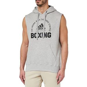 adidas Community 21 Mouwloze Hoody Boxing Langshirt Medium Grey HeatherBlack, XL Unisex Volwassenen, medium grey heatherblack, XL