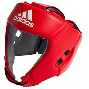adidas Unisex - IBA Boxing Head Guard Hoofdbescherming voor volwassenen, rood, S
