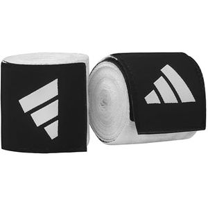 adidas Bandage d'entraînement de boxe unisexe pour adulte Blanc 2,55 m
