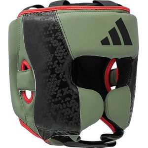 Adidas Combat 50 Headguard - Hoofdbeschermer - Legergroen - L