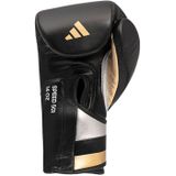 adidas Speed 500 Professional (kick)bokshandschoenen Zwart/Goud 14oz