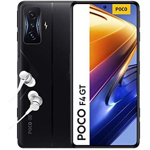 POCO F4 GT 5G Smartphone 12 + 256 GB, 6,67 inch AMOLED-display 120 Hz E4, Snapdragon 8 Gen 1 processor, Triple Camera 64 MP, batterij 4700 mAh, 120 W HyperCharge, absoluut zwart (FR-versie)