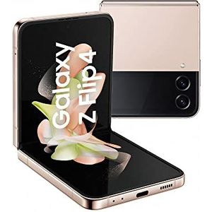 Samsung Galaxy Z Flip4, 5G mobiele telefoon, simkaart niet inbegrepen, Android, opvouwbare smartphone, 512 GB, roségoud, 12 maanden garantie uitbreiding [exclusief Amazon] - Franse versie