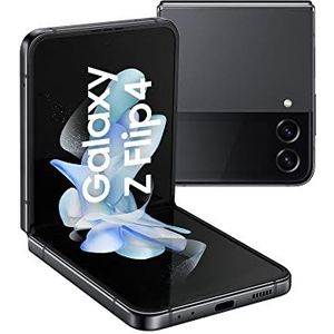 Samsung Galaxy Z Flip4, 5G mobiele telefoon, simkaart niet inbegrepen, Android, smartphone, opvouwbaar, 512 GB, grafiet, 12 maanden garantie