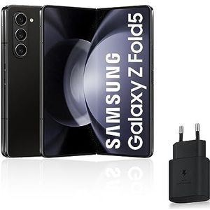 SAMSUNG Galaxy Z Fold 5 SM-F946B/DS Dual SIM 12 GB + 256 GB EU/UK fabrieksmodel, ontgrendeld, internationale versie (zwart)