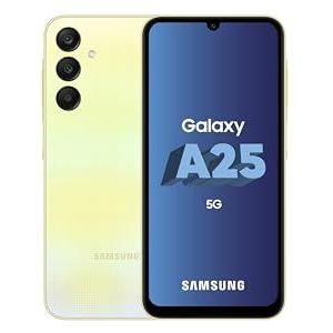 SAMSUNG GALAXY A25, Android 5G smartphone, 256 GB, snellader 25 W inbegrepen [Amazon Exclusive], ontgrendelde smartphone, limoen, Franse versie