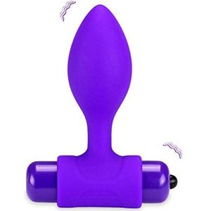 Love and Vibes BI-040077-1 paarse buttplug met 12 vibratiemodi, 200 g