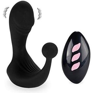 Love and Vibes SPC-AA-006-Black afstandsbediening vibrator voor vrouwen en mannen, 12 modi, 200 g