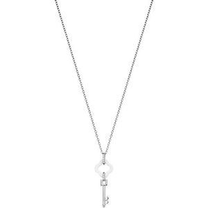 CERANITY Damesketting met hanger sterling zilver 925 zirkonia 45 cm 1-72/B - 0056
