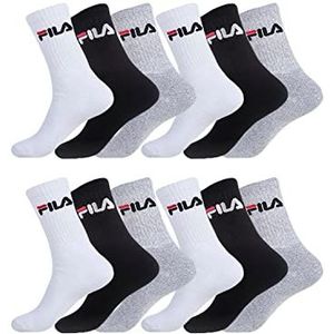 Fila Sportsokken voor heren, verpakking van 12 stuks, meerkleurig (Multicolore A - MC), 39-42 (UK 5.5-8 ? US 6.5-9)