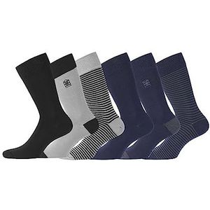 Serge Blanco Herensokken (verpakking van 6 stuks), As3/Bc, 39-42 EU