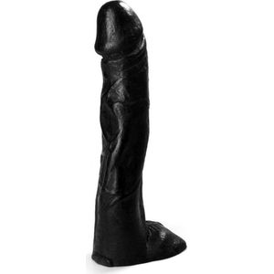 XXLTOYS - Cornelis - Mega Dildo - Inbrenglengte 40 X 9.5 cm - Black - Uniek Design Realistische Dildo – Stevige Dildo – voor Diehards only - Made in Europe