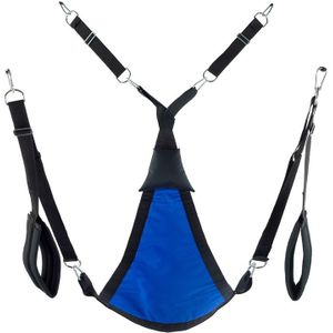 Triangle canvas sling - 3 or 4 points - Full set - Blue