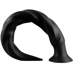 Anaal Dildo Long Tail L  - Zwart