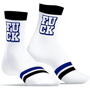 SneakXX Sneaker Sokken FUCK - Wit