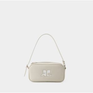 Tas Hobo Baguette - Courreges - Leer - Mastiek Grijs