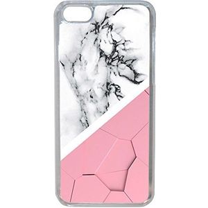 Lapinette Zachte beschermhoes voor iPhone 7 Plus, motief ""marmer"", roze