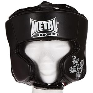 METAL BOXE MB117 Helm voor volwassenen, uniseks, zwart, SR